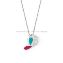 Beautiful Color Enamel 925 Silver Jewellery Gift for Baby (KN3505)